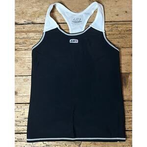 Louis Garneau Women’s Size M Black/White/Blue Cycling Tank